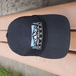 Alaska Nature Embroidered Outdoor Hiking Snapback Hat Cap